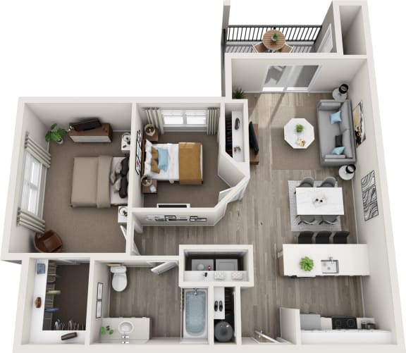 Floor Plans of Camber Apartments in Bremerton, WA
